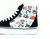 Vans Sk8-hi garden floral noir blanc print