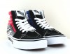 Vans Sk8-hi korean noir rouge blanc print