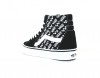 Vans Sk8-hi logo repeat noir blanc