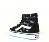 Vans Sk8 hi logo vans noir blanc