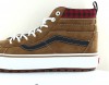 Vans SK8-hi mte 1 winter marron noir blanc carreaux rouge