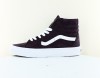 Vans SK8 hi pig suede bordeaux blanc