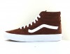 Vans SK8 hi pig suede marron blanc