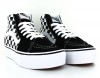 Vans Sk8-hi checkerbard platform 2.0 noir blanc