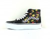 Vans SK8 hi plateforme poppy checkerboard noir-floral