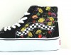 Vans SK8 hi plateforme poppy checkerboard noir-floral