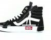 Vans SK8-hi reissue ca zip noir blanc