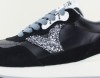 Victoria Viento noir gris brillant