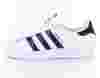 Adidas superstar femme Blanc-Violet-Metalisé