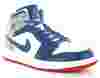 Jordan Air jordan 1 mid true blue BLANC/BLEU