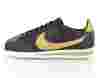 Nike cortez cuir femme Noir-Or