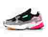 Adidas Falcon noir gris rose