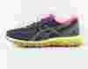 Asics Gel Quantum 360 1 gris foncé rose jaune fluo