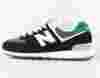 New Balance 574 noir blanc vert