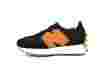 New Balance 327 noir orange gomme