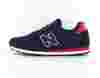 New Balance 373 suede bleu marine rouge