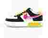 Nike Air force 1 fontanka blanc rose noir jaune