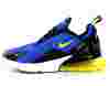 Nike Air Max 270 bleu jaune noir