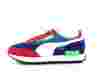 Puma Future rider play on bleu blanc rouge vert