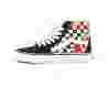 Vans Sk8 hi floral checkboard noir blanc floral