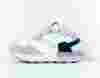 Victoria Basket wing patch blanc argent violet vert