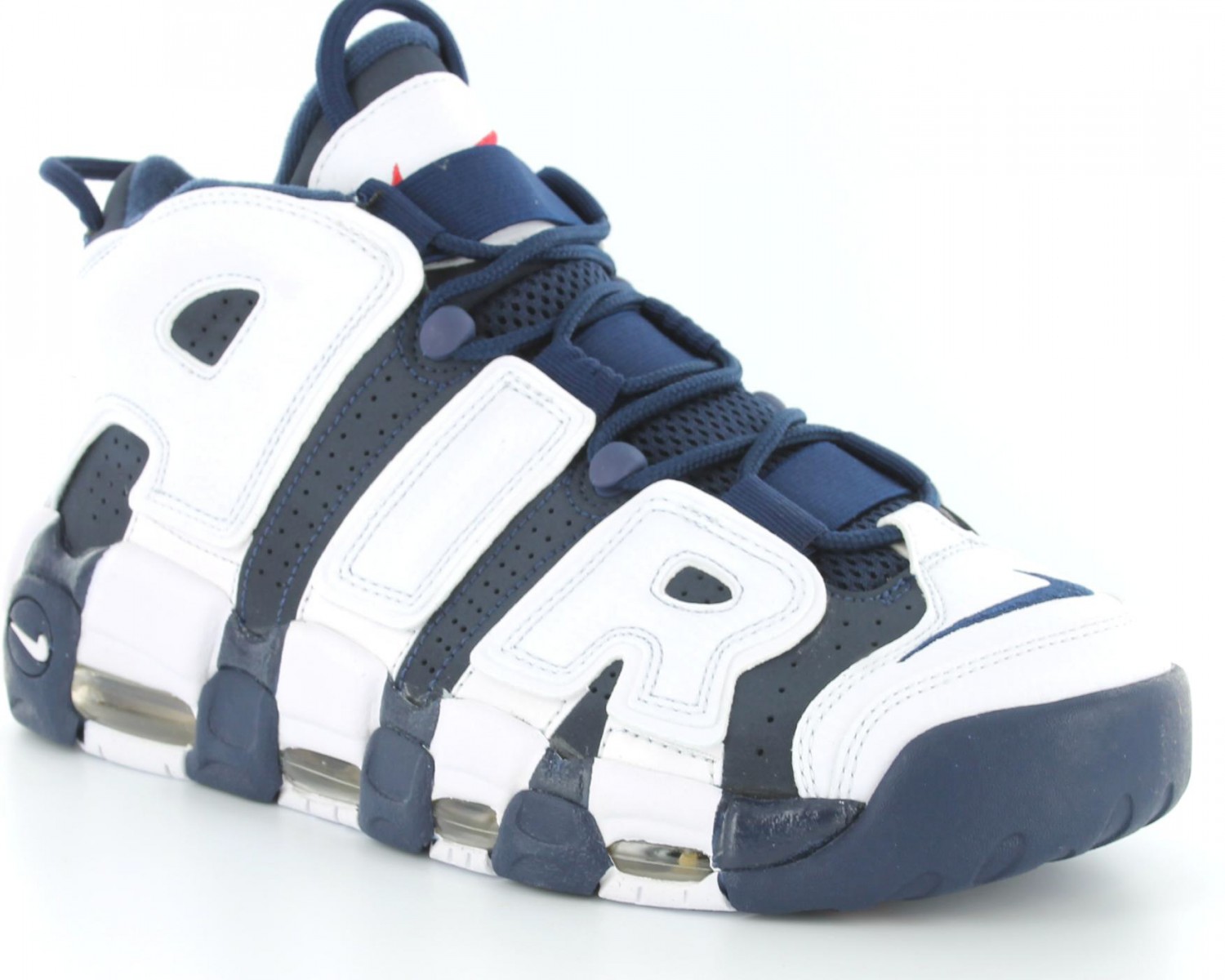 nike air uptempo femme bleu