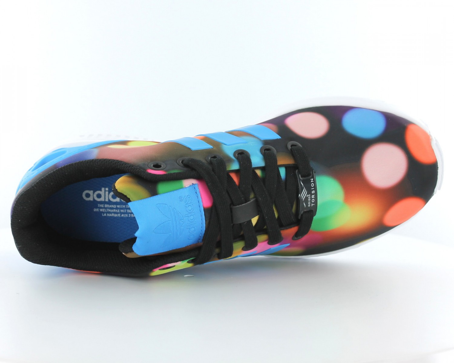 Adidas ZX Flux print femme NOIR BLEU B23984