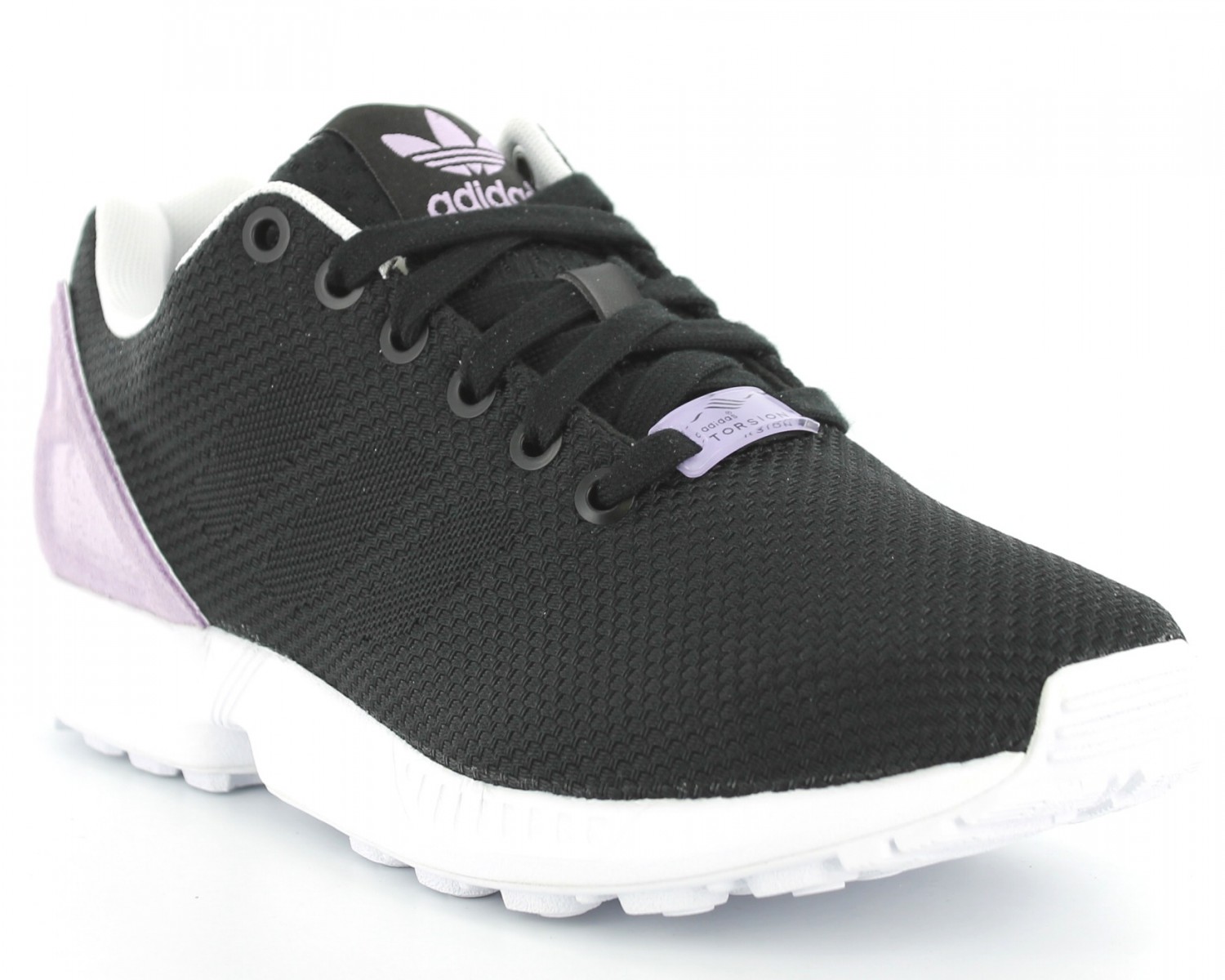 zx flux noir et violet