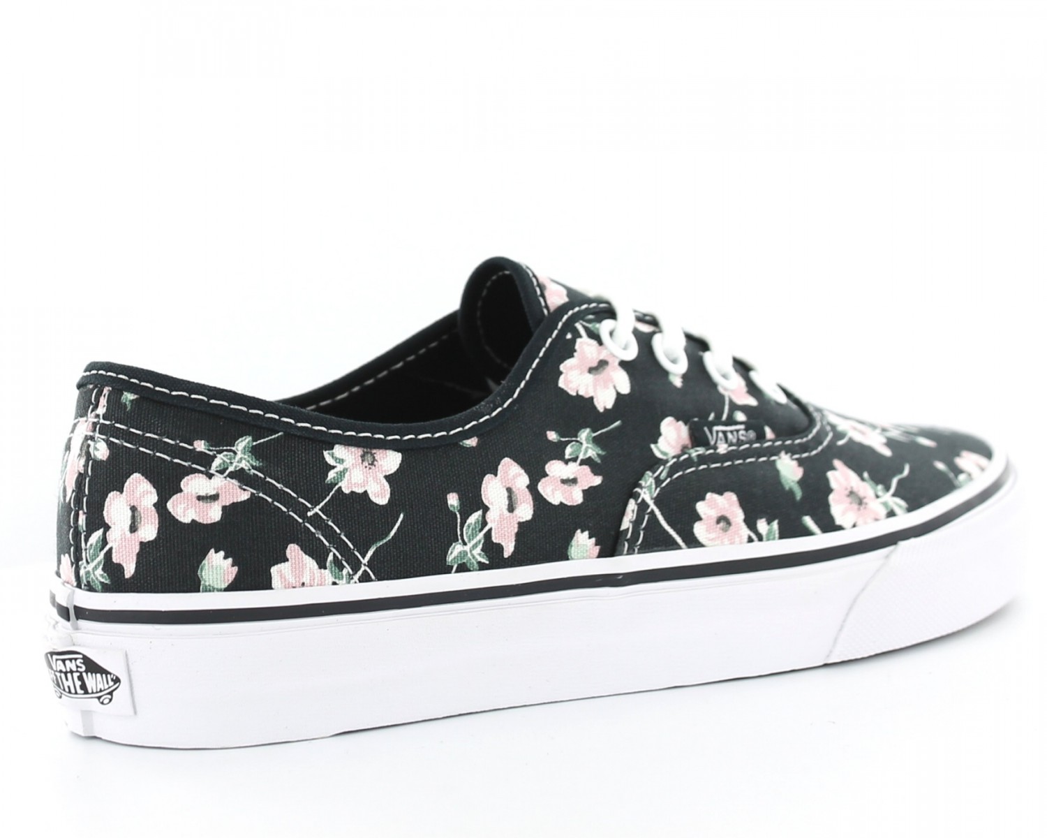 Vans cheap noir fleur