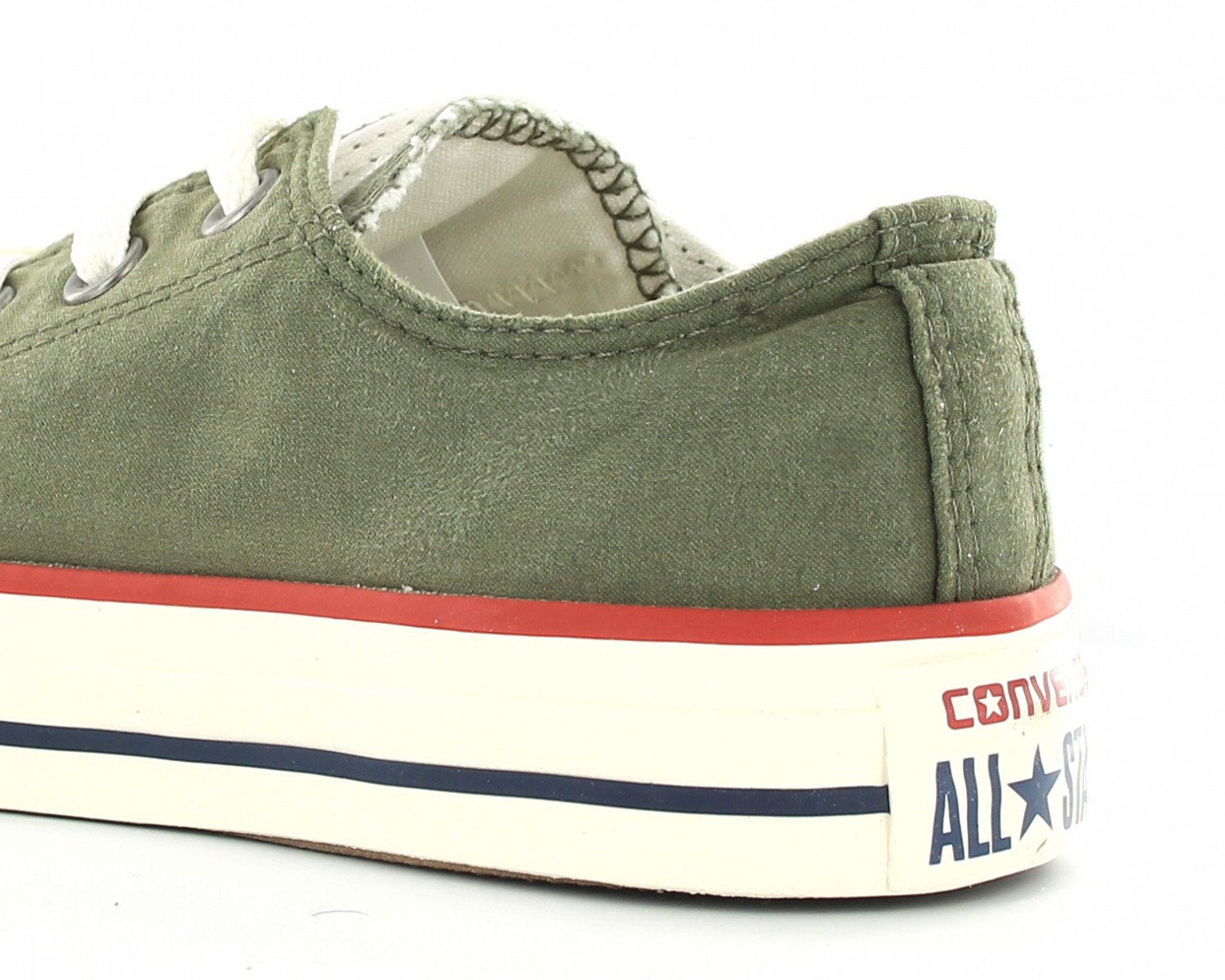 Converse Allstar vintage ox Vert kaki olive