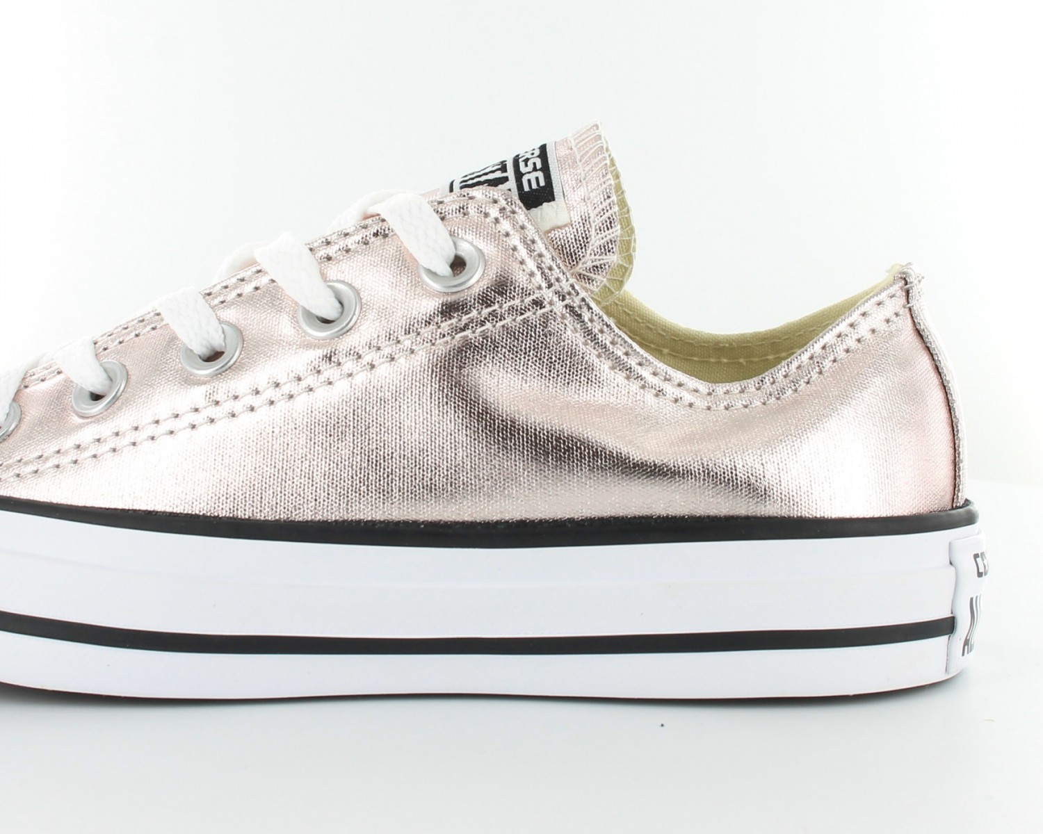 converse all star ox metallic rose