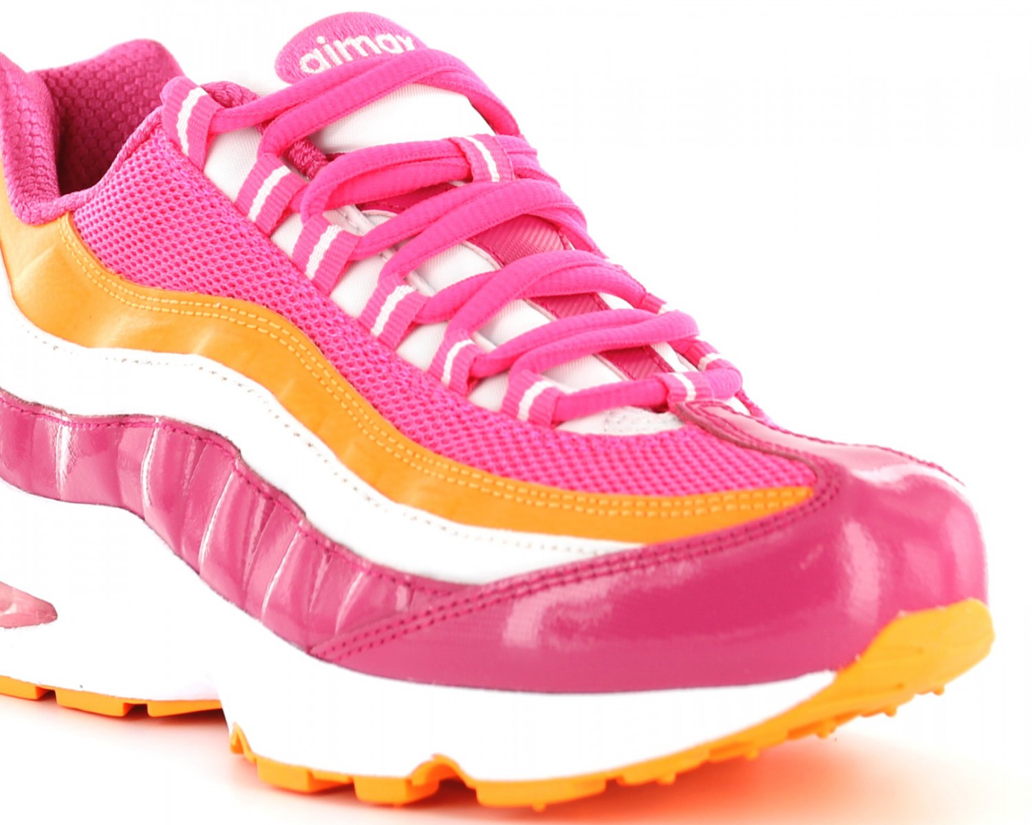 Baskets Femme Nike Air Max 95 - Rose - Lacets