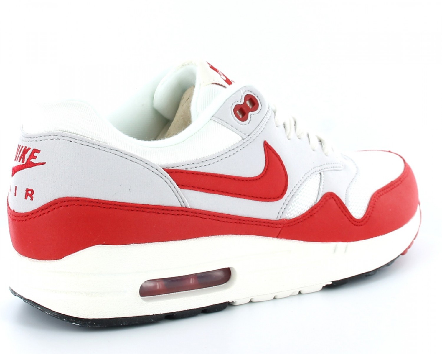 air max 1 rouge blanche