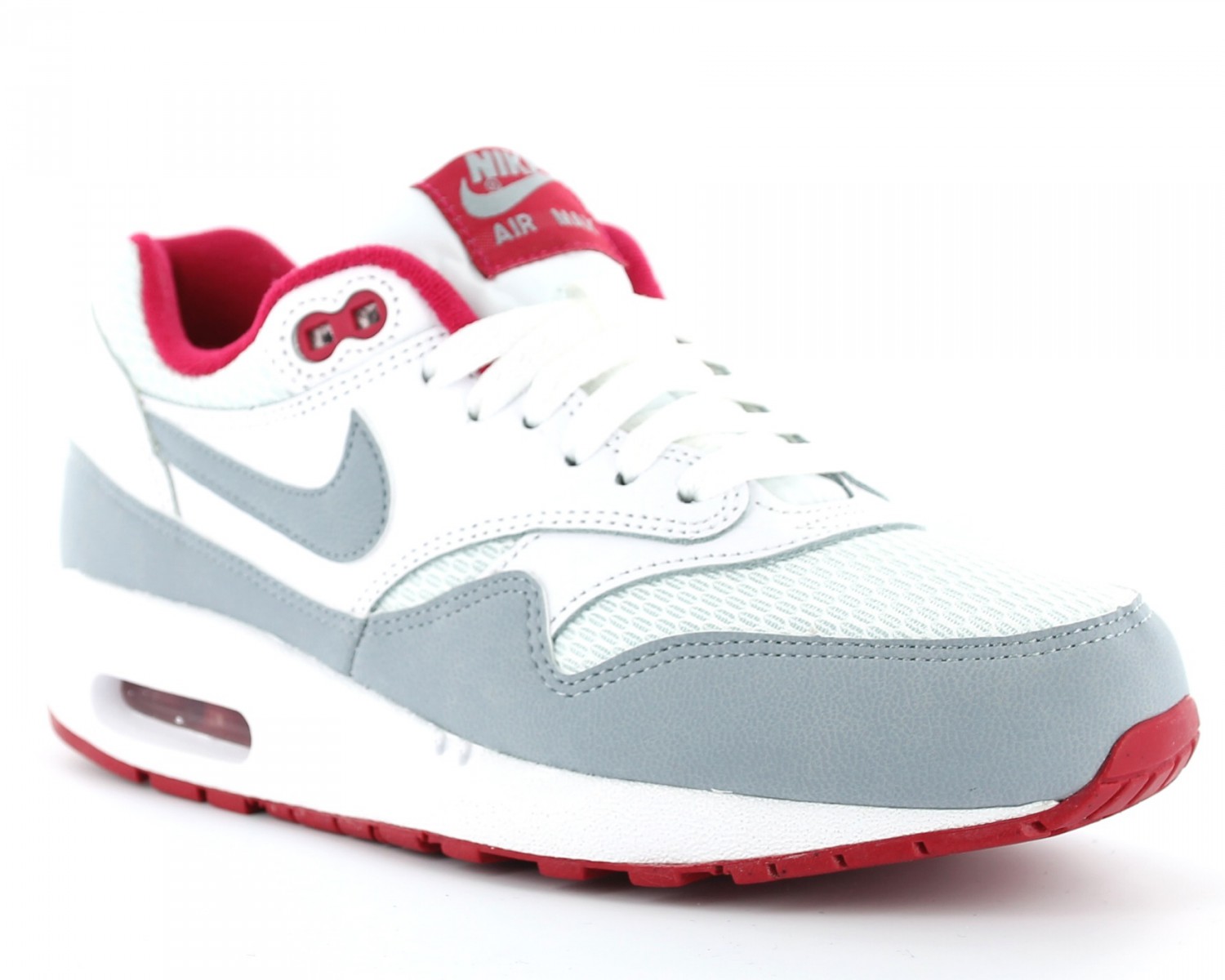 Nike Air max 1 femme BLANC/GRIS/ROSE 