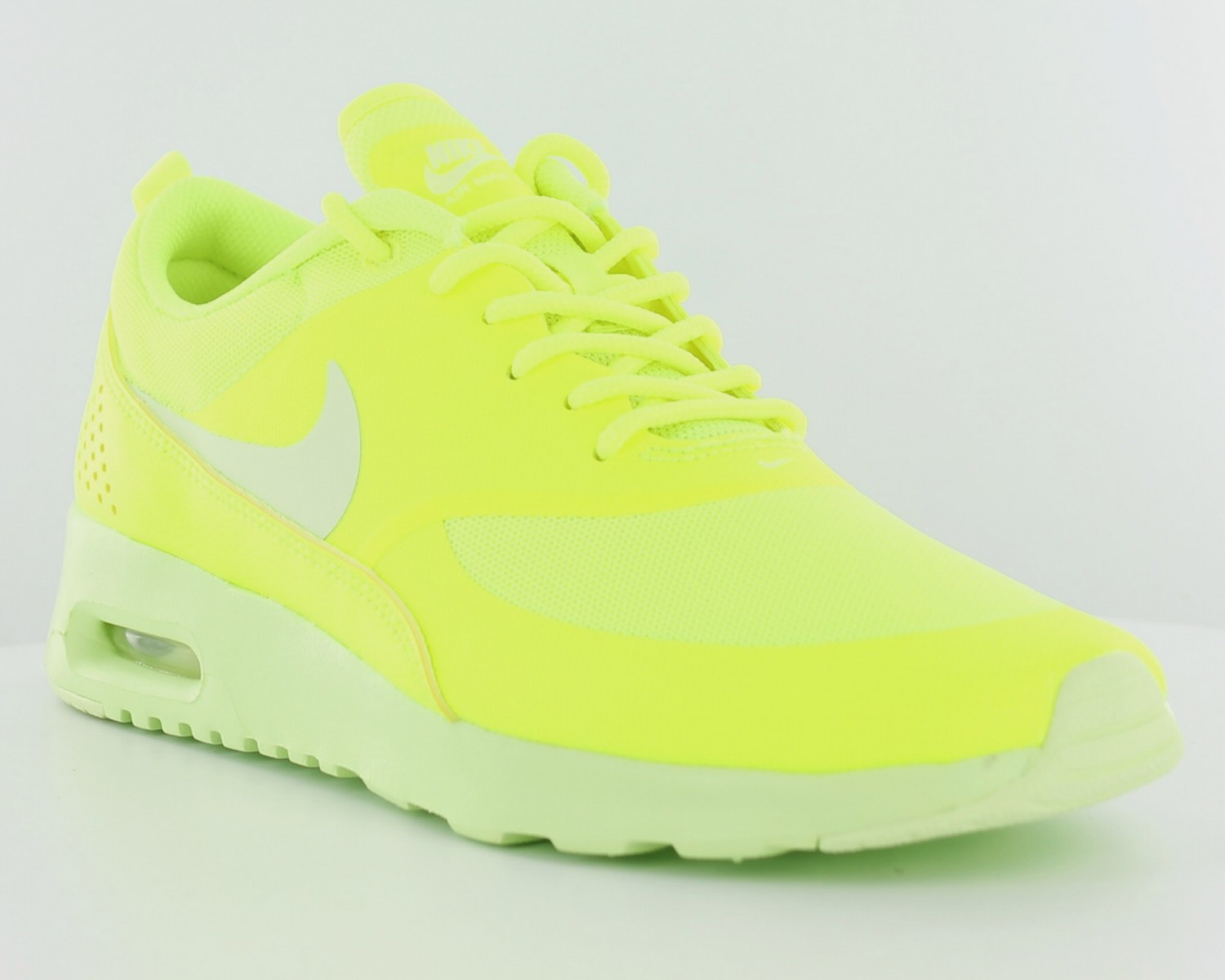 nike air blanche et jaune fluo