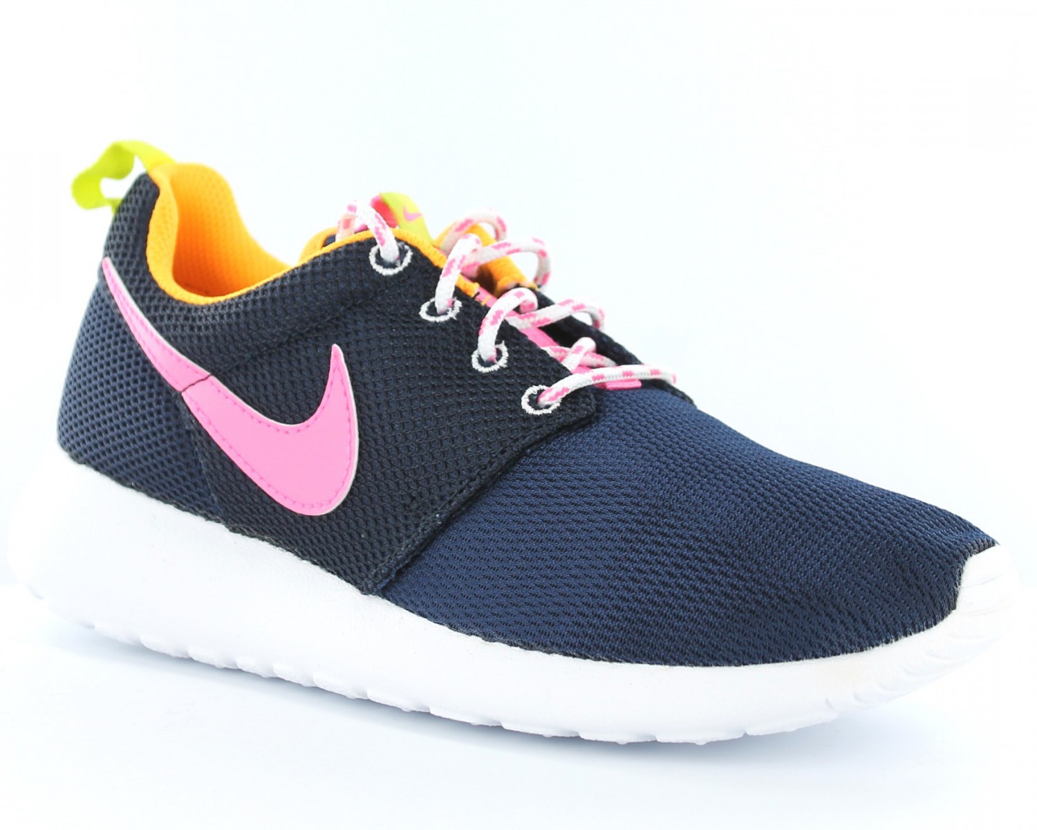 nike roshe run bleu marine et rose