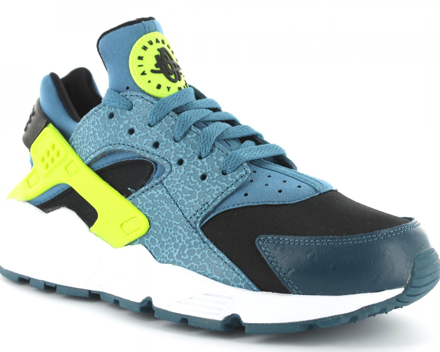 nike huarache bleu jaune