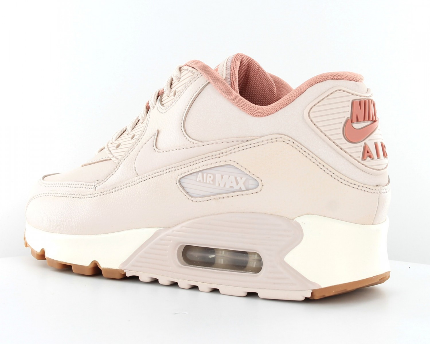 Nike Air Max 90 wmns leather rose rose ...