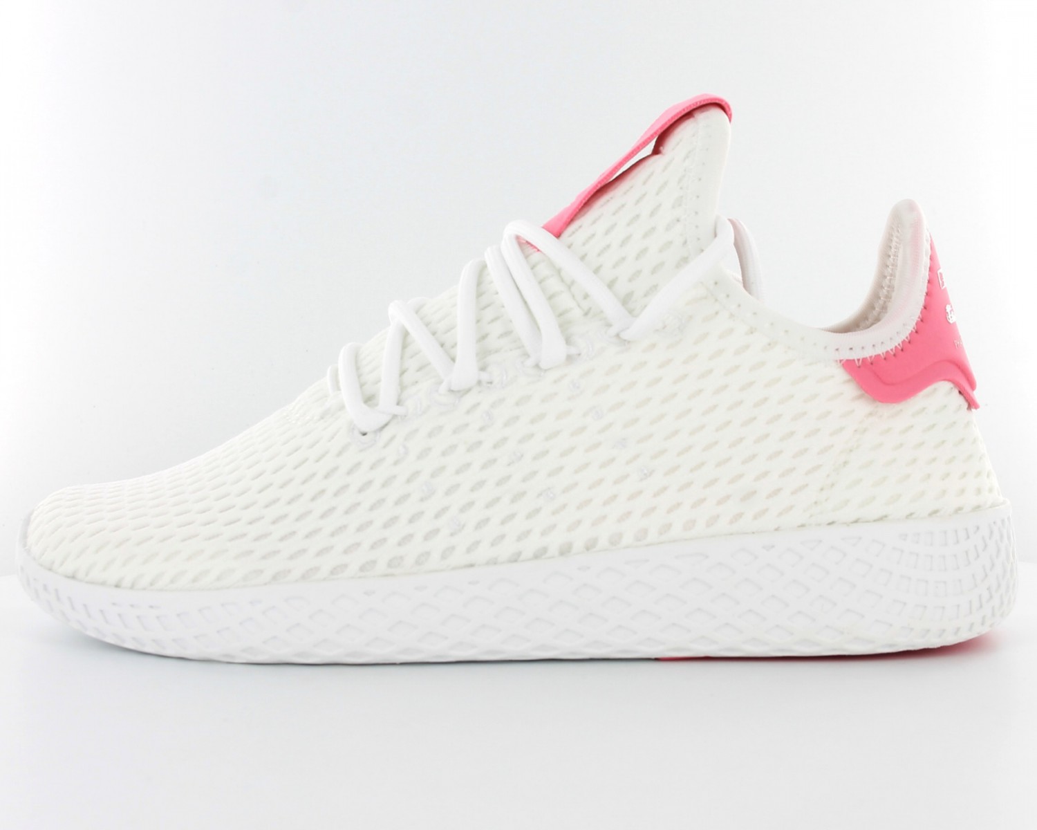 adidas tennis hu white pink