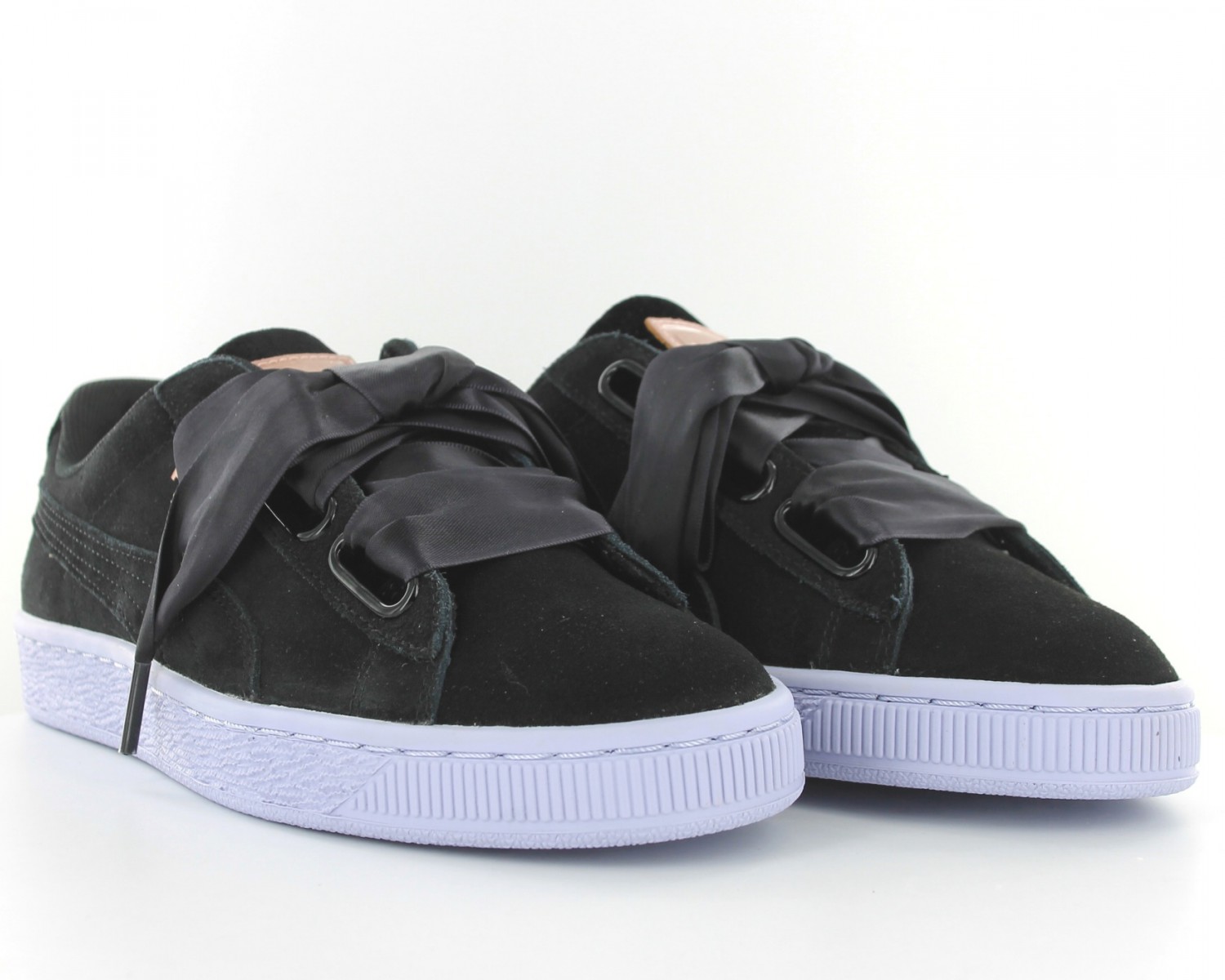 puma suede noir lacet blanc