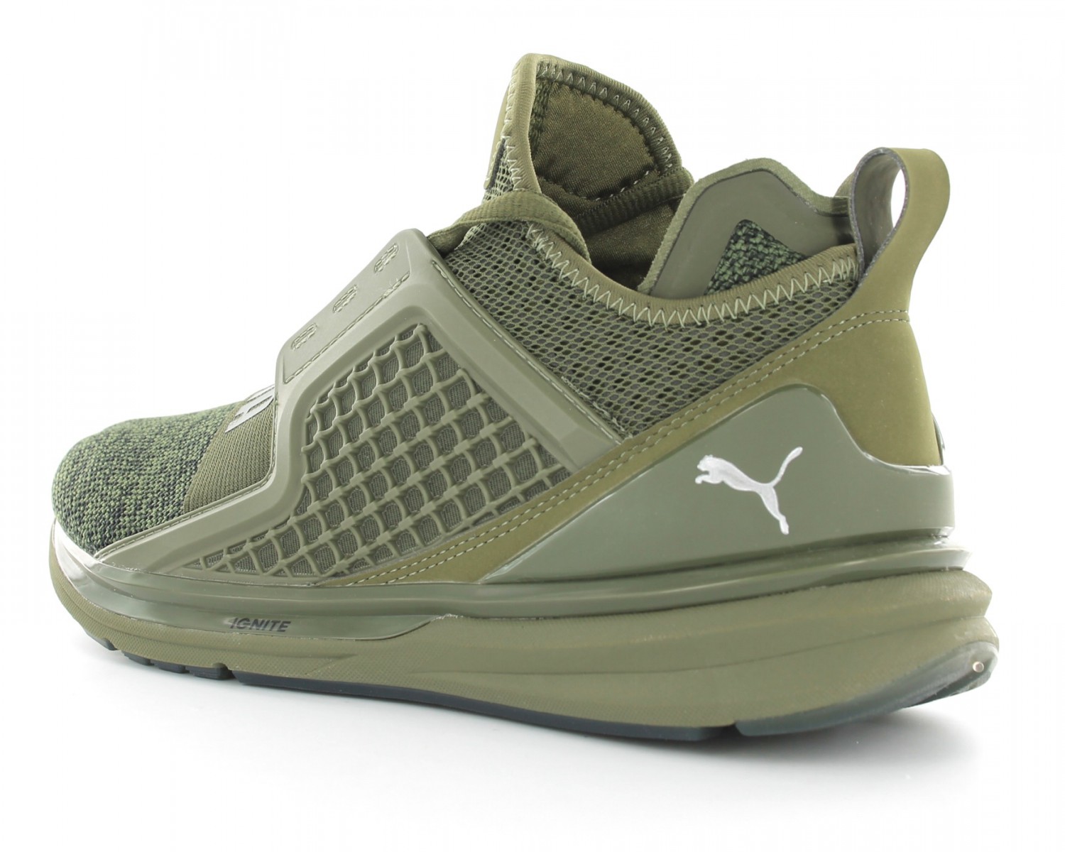 Puma Ignite Knit Olive-Kaki