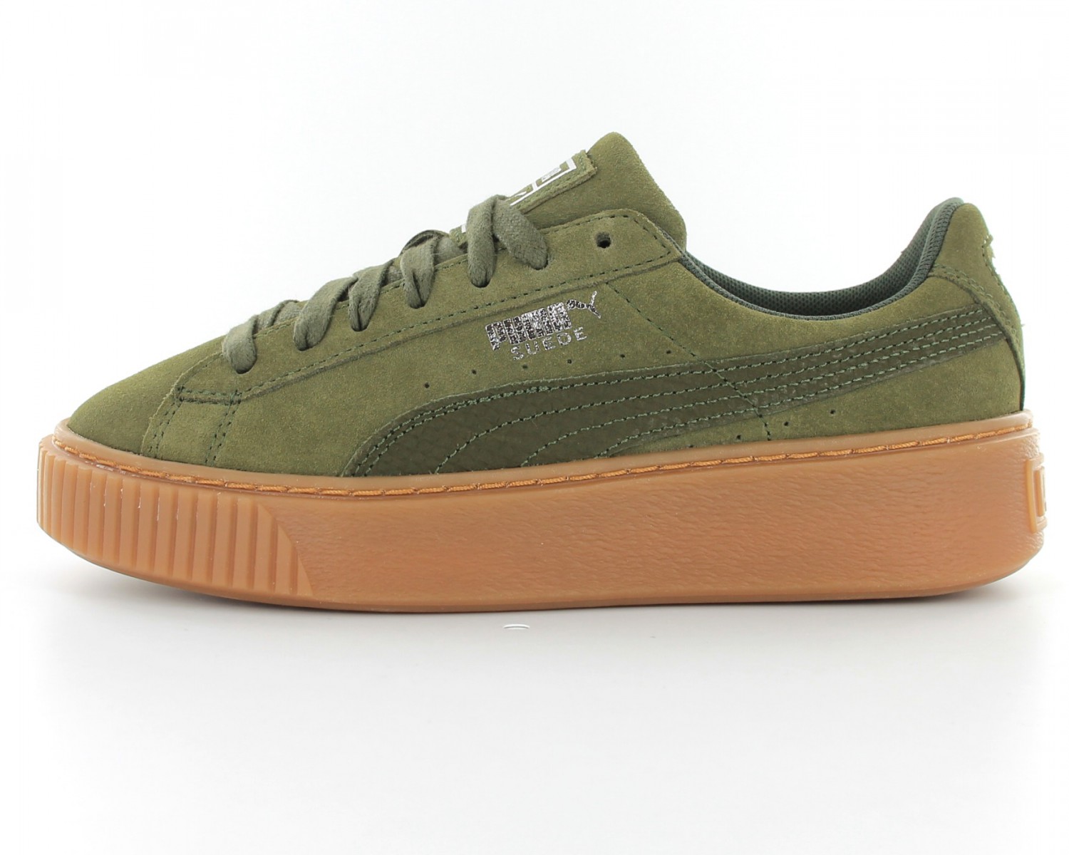 puma platform animal olive