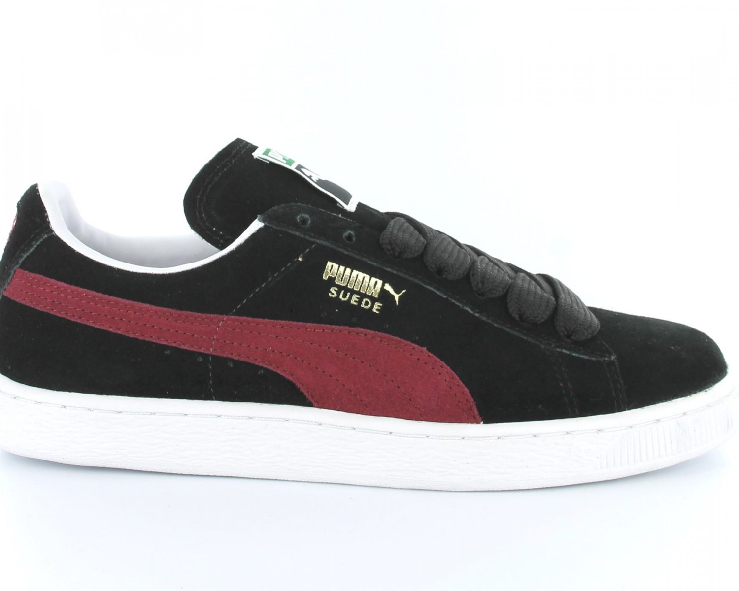 puma suede rouge et noir