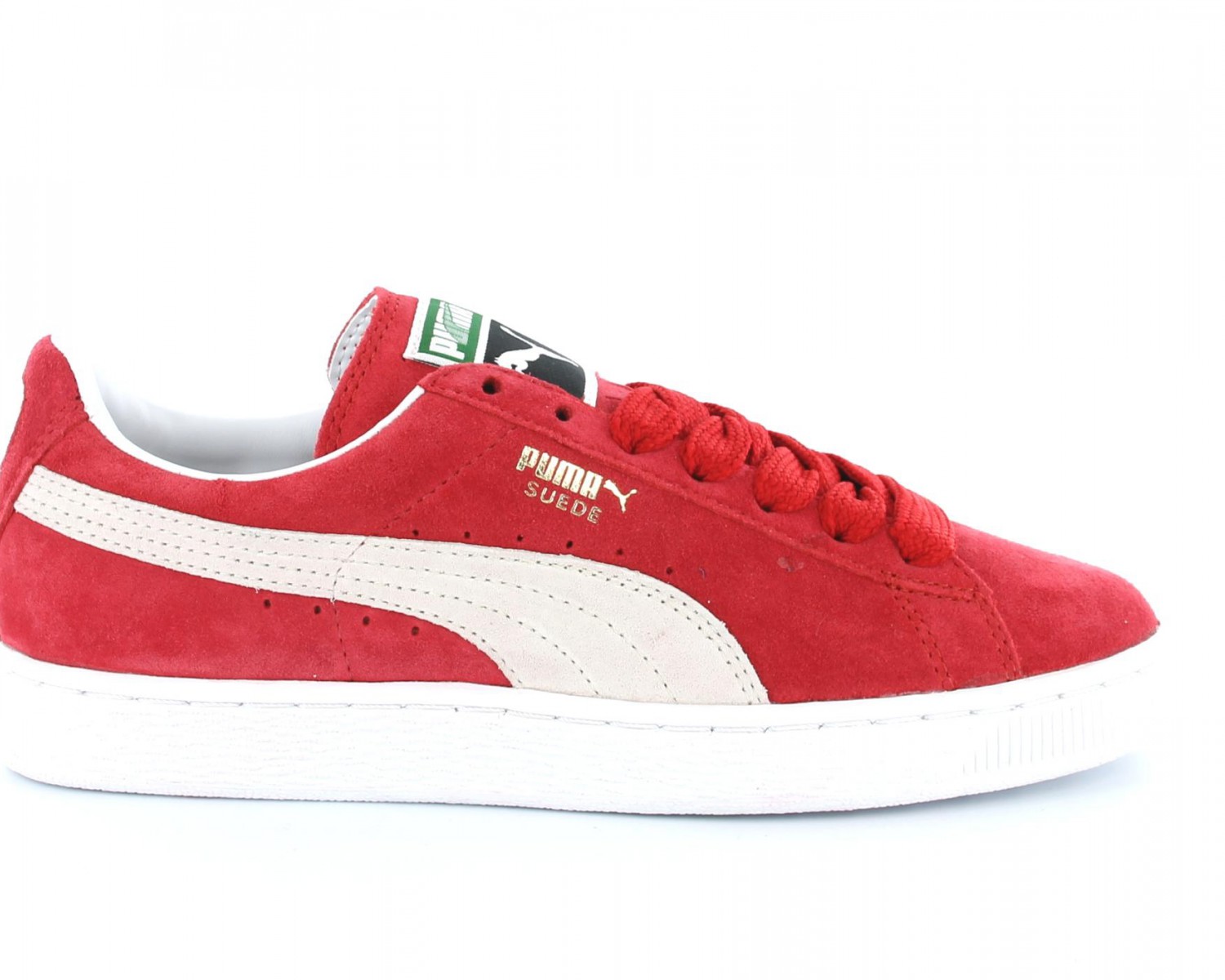 pumas suede rouge