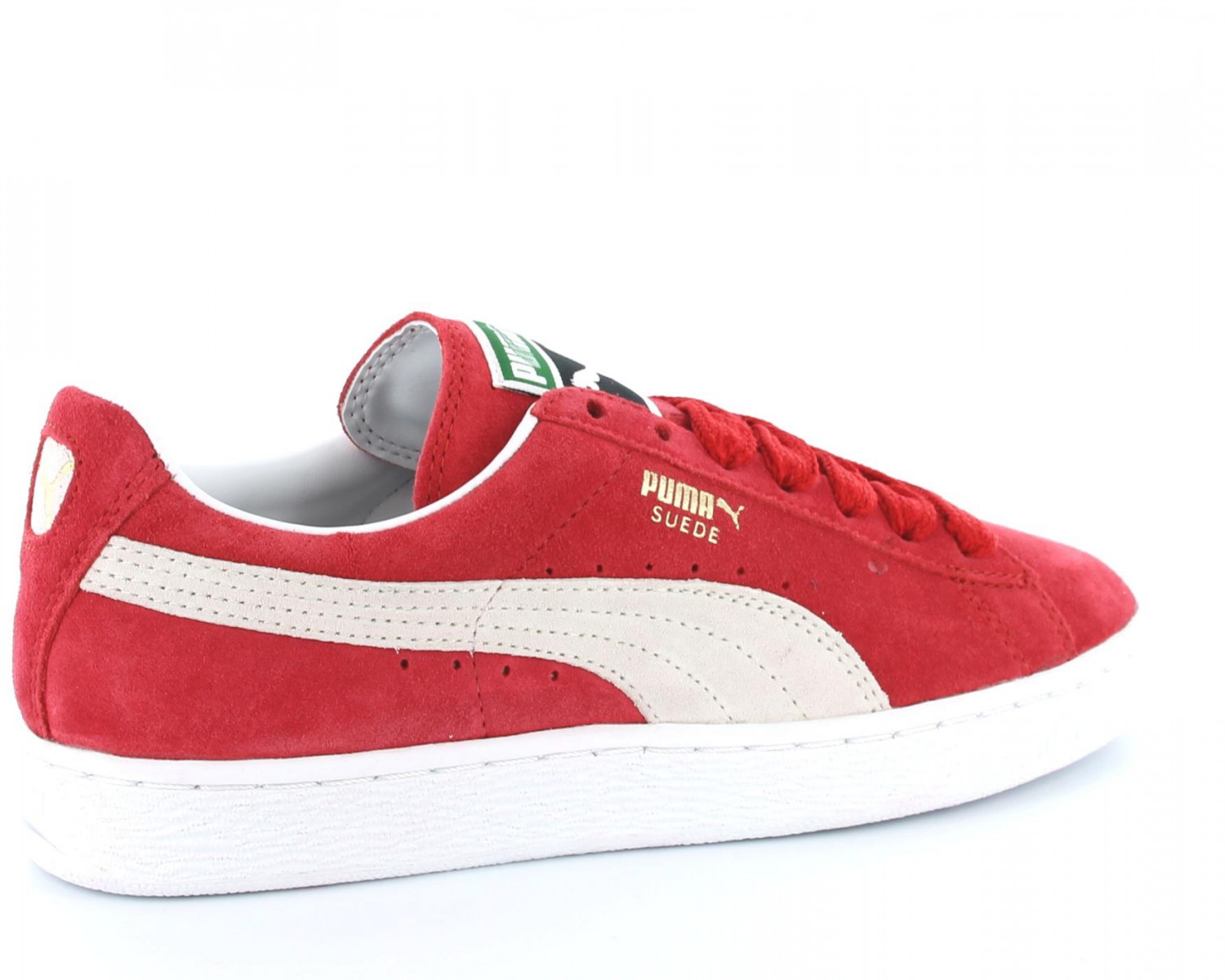Puma suede rouge semelle rouge cheap