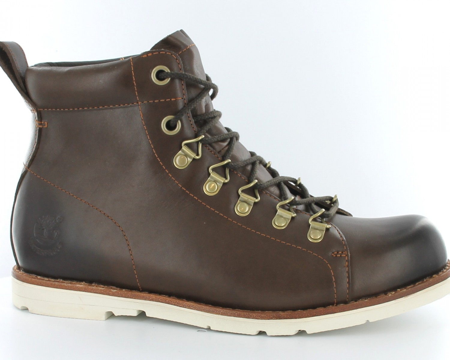 timberland brown laces
