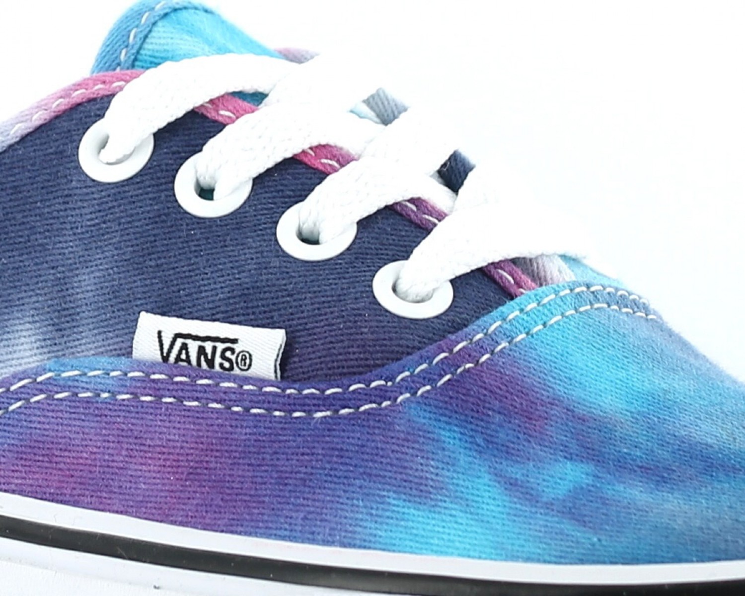 vans tie and dye bleu