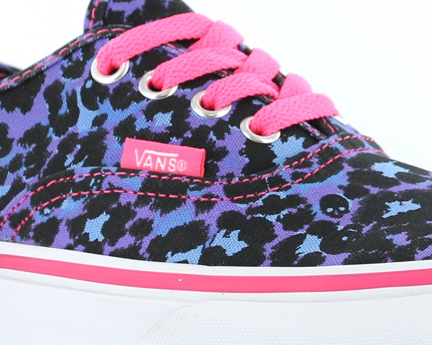 vans leopard violet