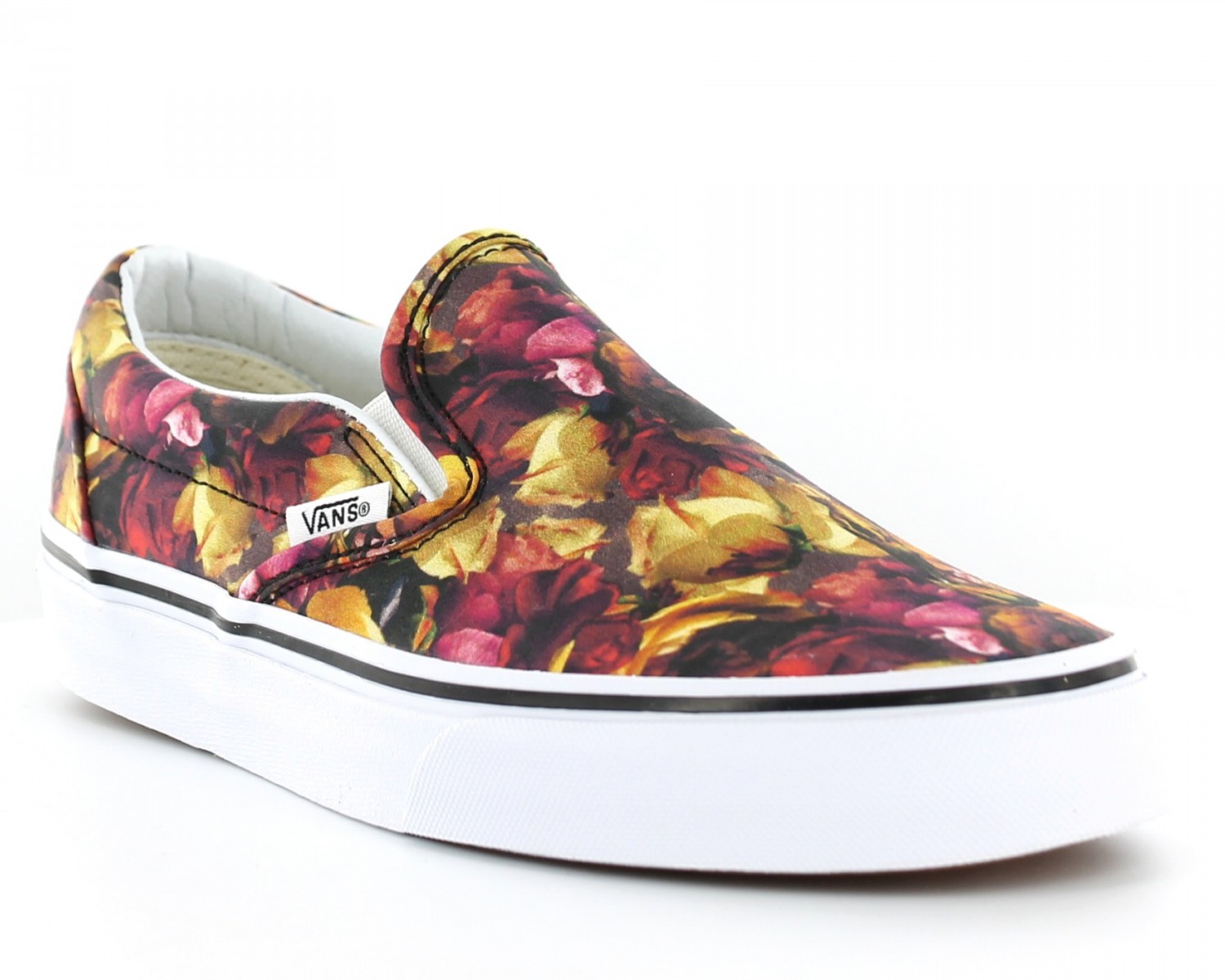 vans slip on fleur