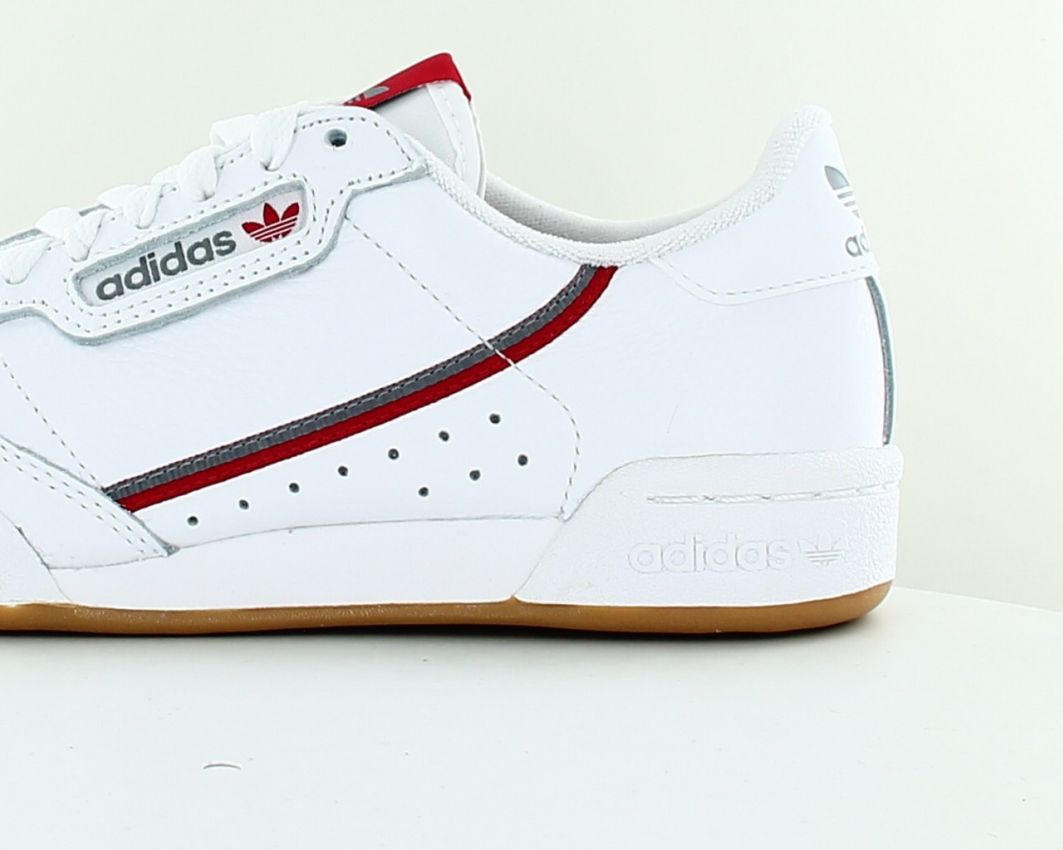 adidas continental 80 rouge homme